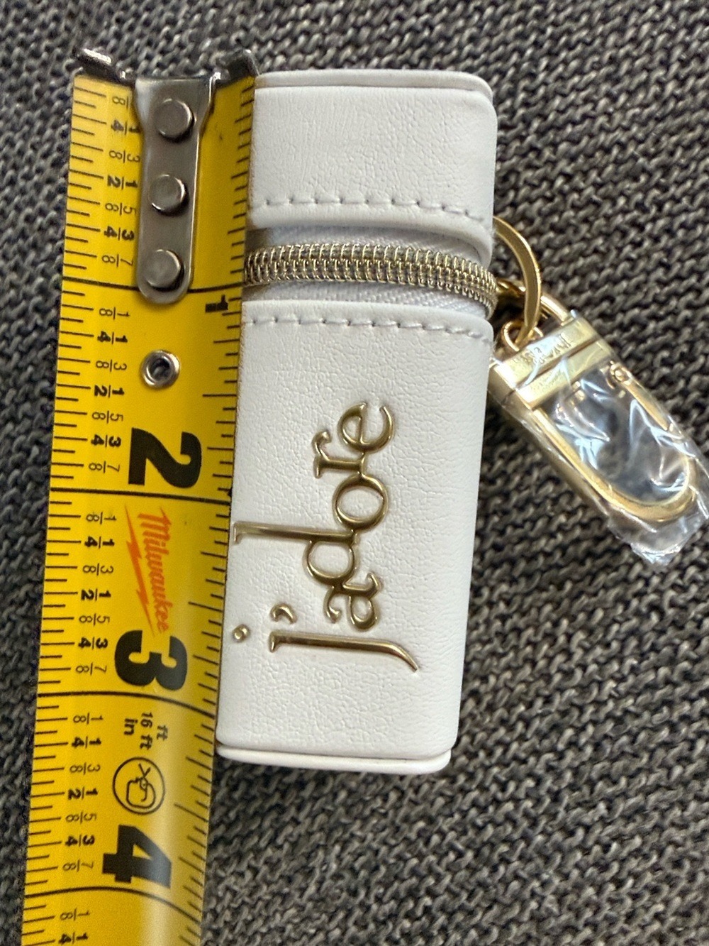 Dior J'adore White Mini Holder Key Ring Holder New Authentic - Picture 15 of 15